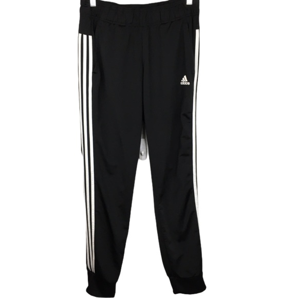 ADIDAS Jogger Track Pant with B&W Side Stripe - Picture 1 of 6